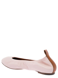 Lanvin Women Pink Ballet Flats In Leather Woman