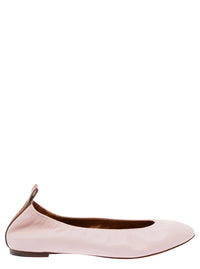 Lanvin Women Pink Ballet Flats In Leather Woman