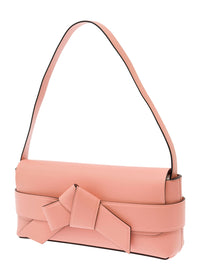 ACNE STUDIOS Acne Studios Women Pink Shoulder Bag With Musubi Knot Detail In Leather Woman