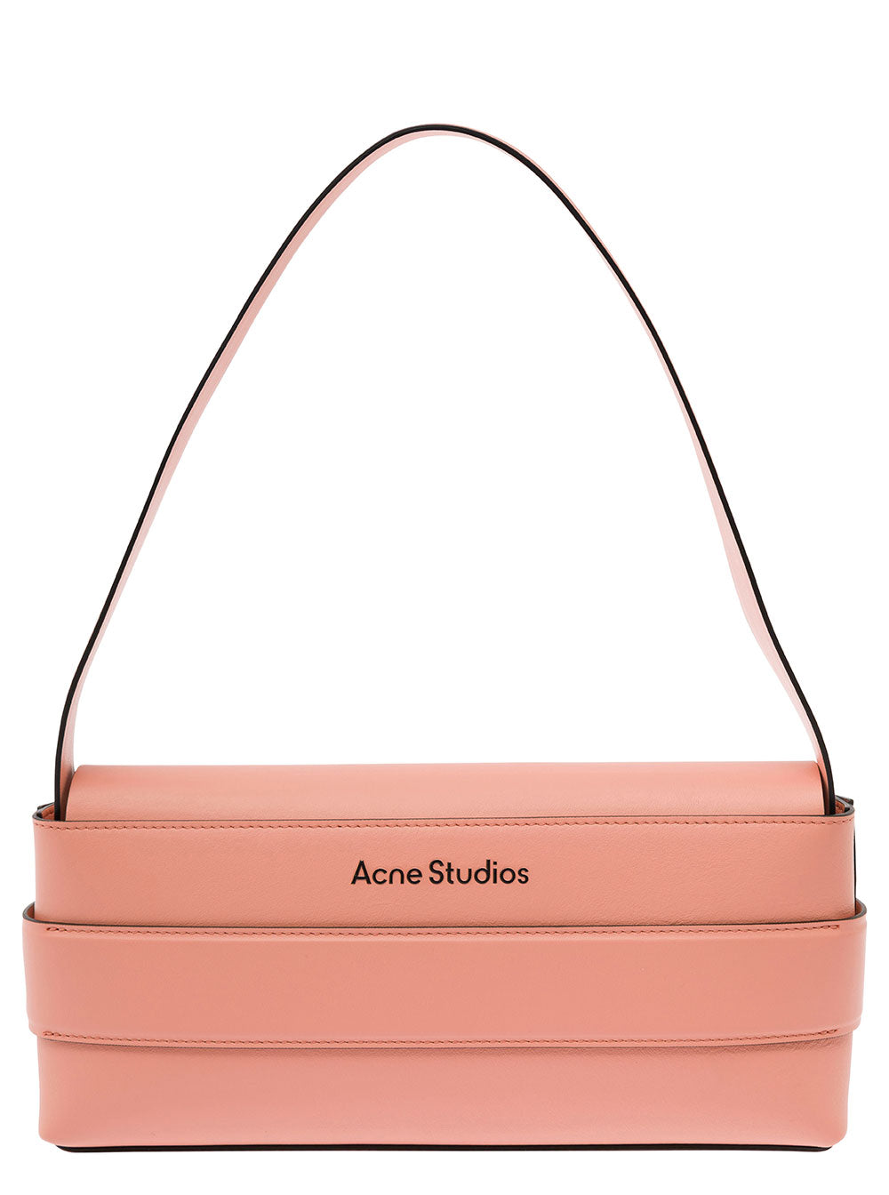 ACNE STUDIOS Acne Studios Women Pink Shoulder Bag With Musubi Knot Detail In Leather Woman