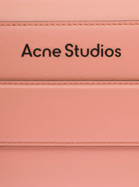 ACNE STUDIOS Acne Studios Women Pink Shoulder Bag With Musubi Knot Detail In Leather Woman