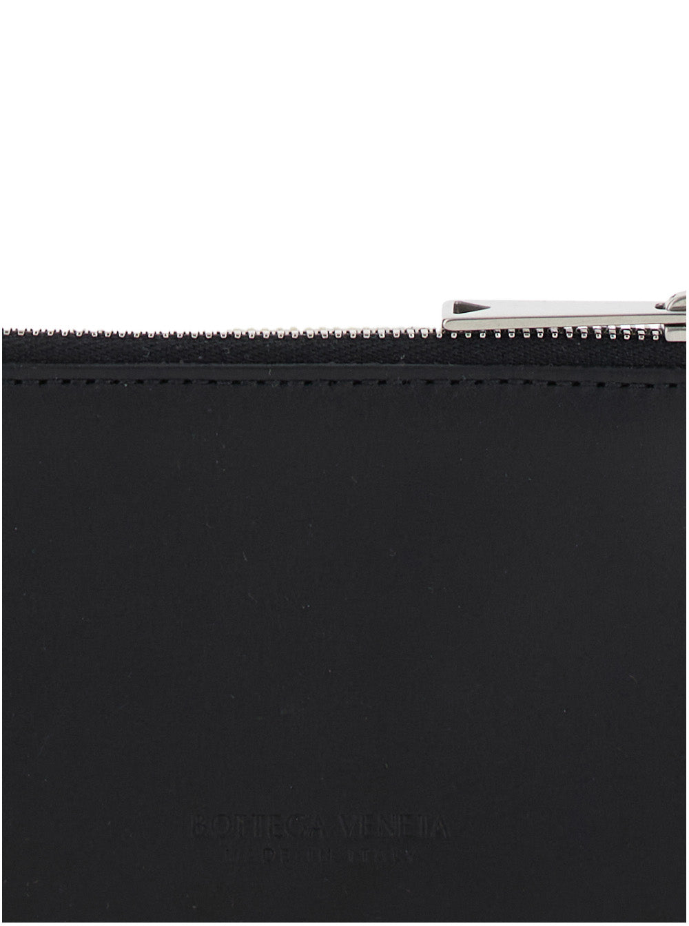 Bottega Veneta Men Black Card-Holder With Intreccio Motif In Leather Man