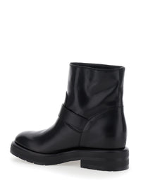 CHLOÉ Chloé Women 'Coddington' Black Ankle Boots With Paddington Buckle In Leather Woman