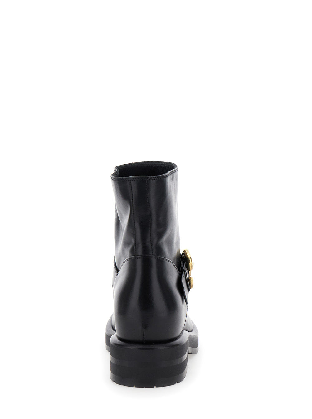 CHLOÉ Chloé Women 'Coddington' Black Ankle Boots With Paddington Buckle In Leather Woman
