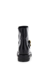 CHLOÉ Chloé Women 'Coddington' Black Ankle Boots With Paddington Buckle In Leather Woman