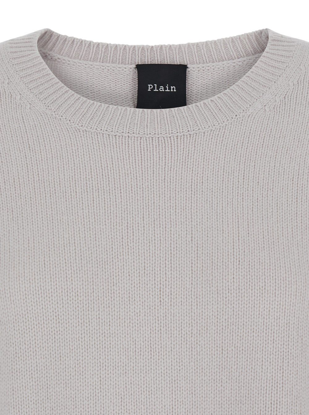 Leplain Women Grey Oversized Crewneck Sweater In Cashmere Woman