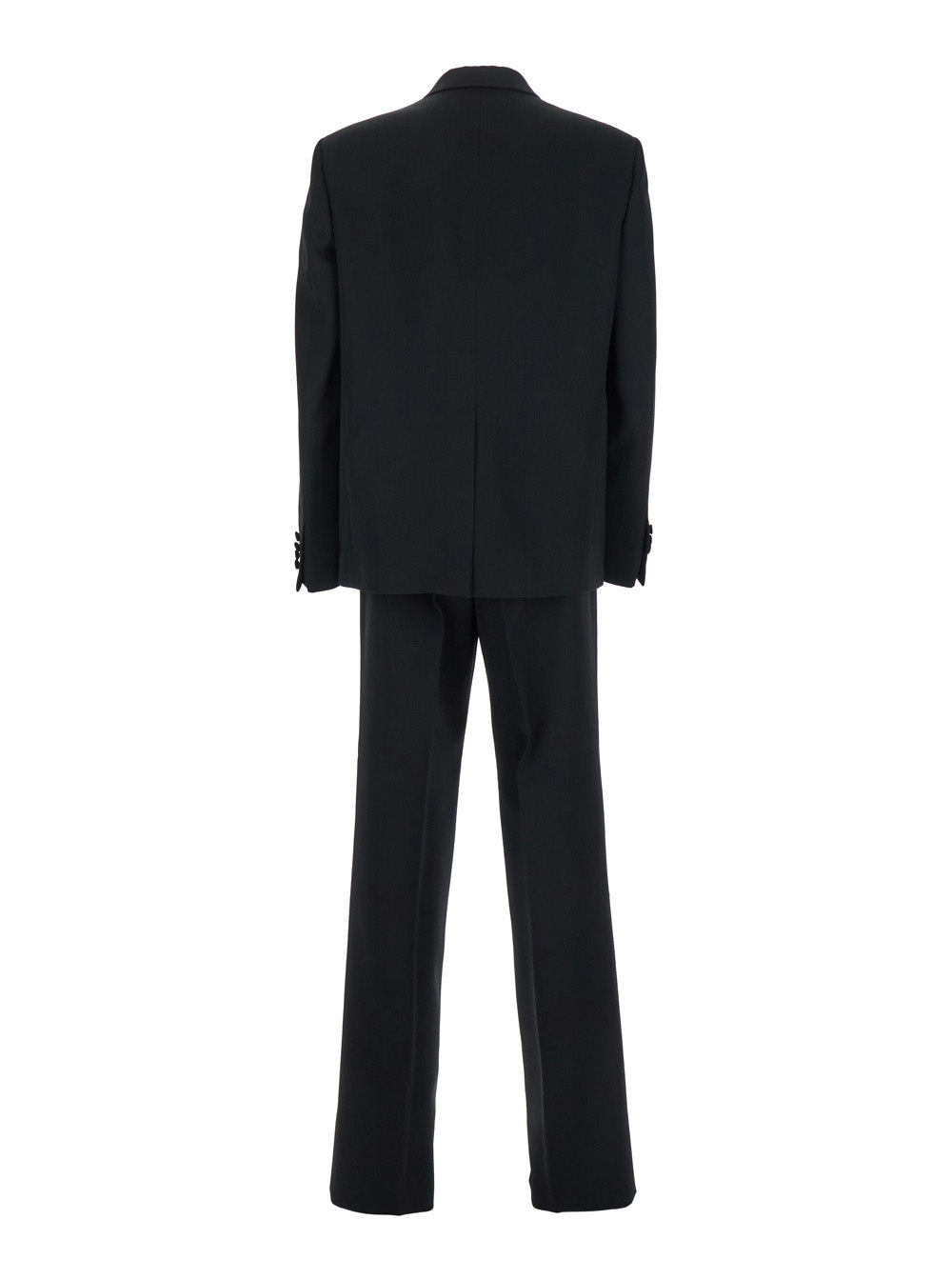 GUCCI Gucci Men Black Double-Breasted Suit With G Detail In Wool Man