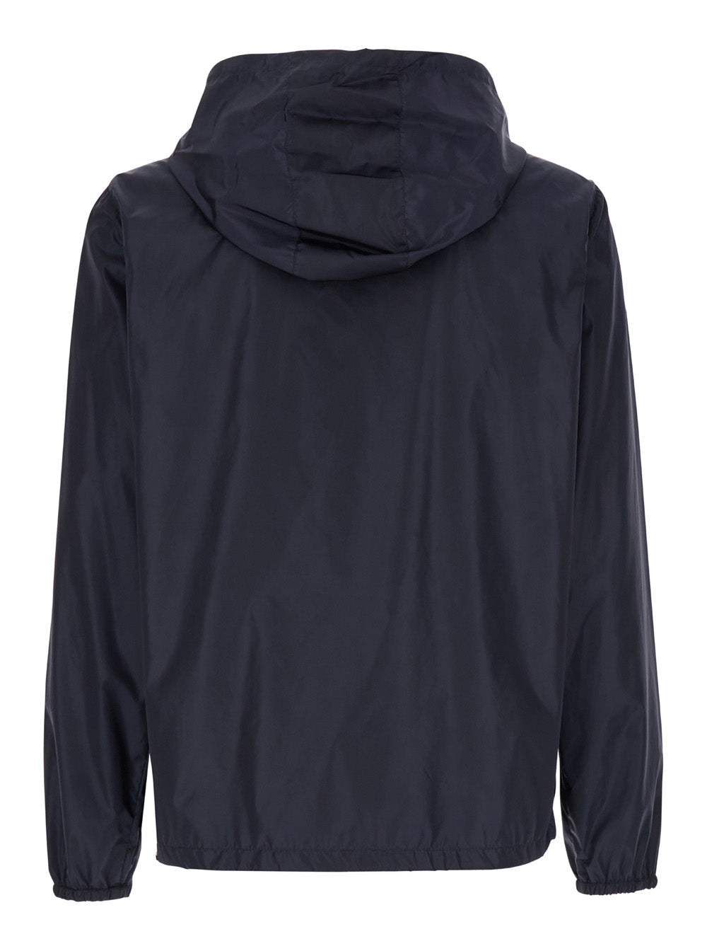Valentino Men Blue Jacket With Vlogo Detail In Nylon Man