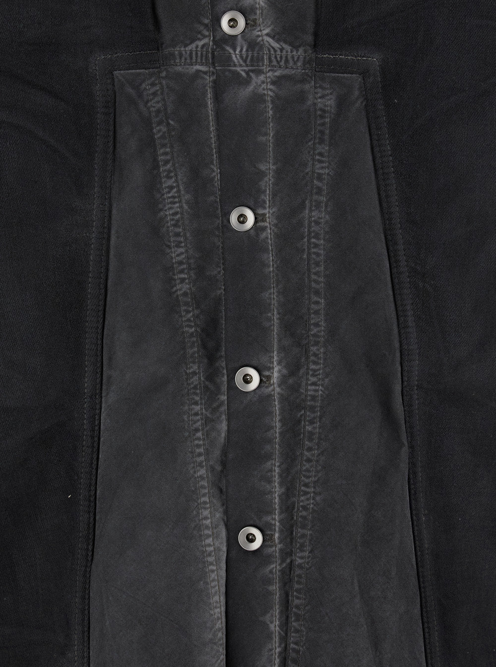 Drkshdw Men 'Splintered' Grey Shirt With Classic Collar And Faded Effect In Cotton Man