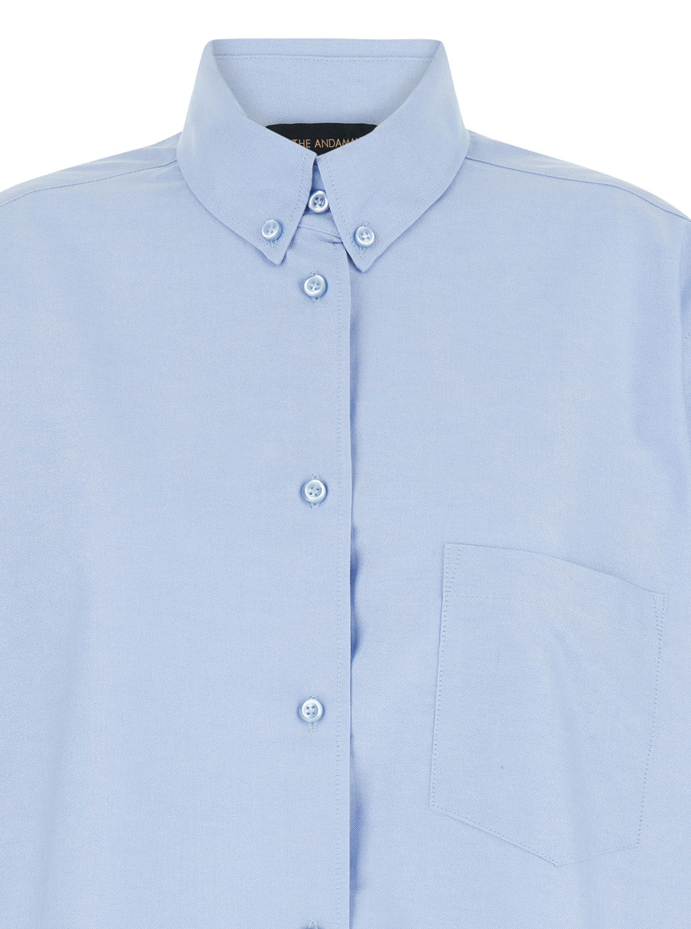 THE ANDAMANE The Andamane Women Light Blue Shirt With Buttons In Cotton Blend Woman