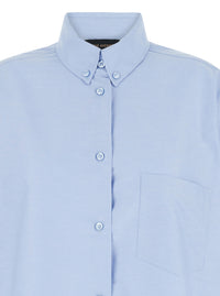 THE ANDAMANE The Andamane Women Light Blue Shirt With Buttons In Cotton Blend Woman