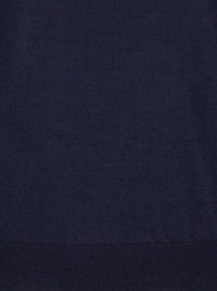 Leplain Men Crewneck Sweater In Wool And Cashmere Blue Men
