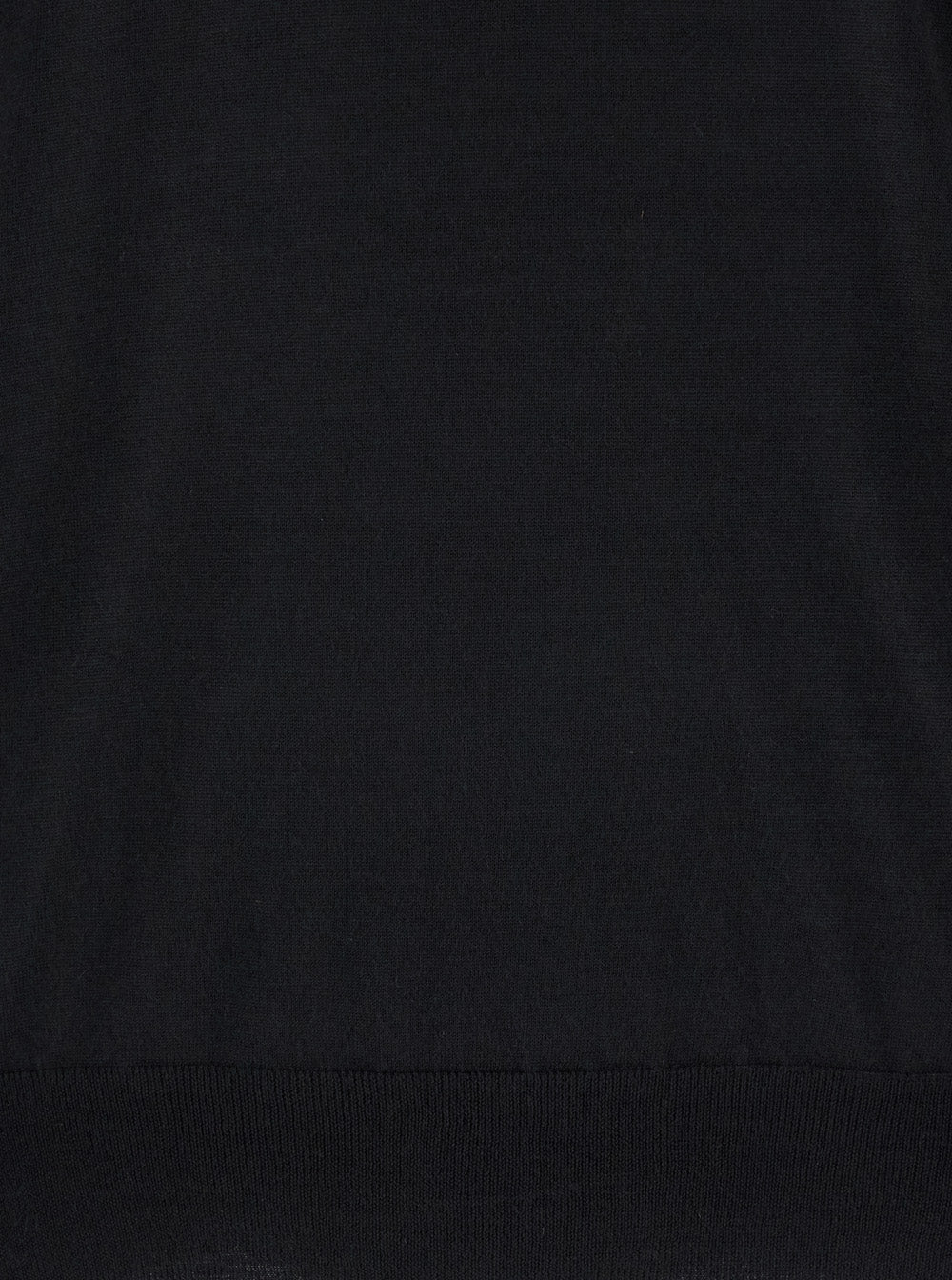 Leplain Men Crewneck Sweater In Wool And Cashmere With Long Sleeves And Black Color For Men