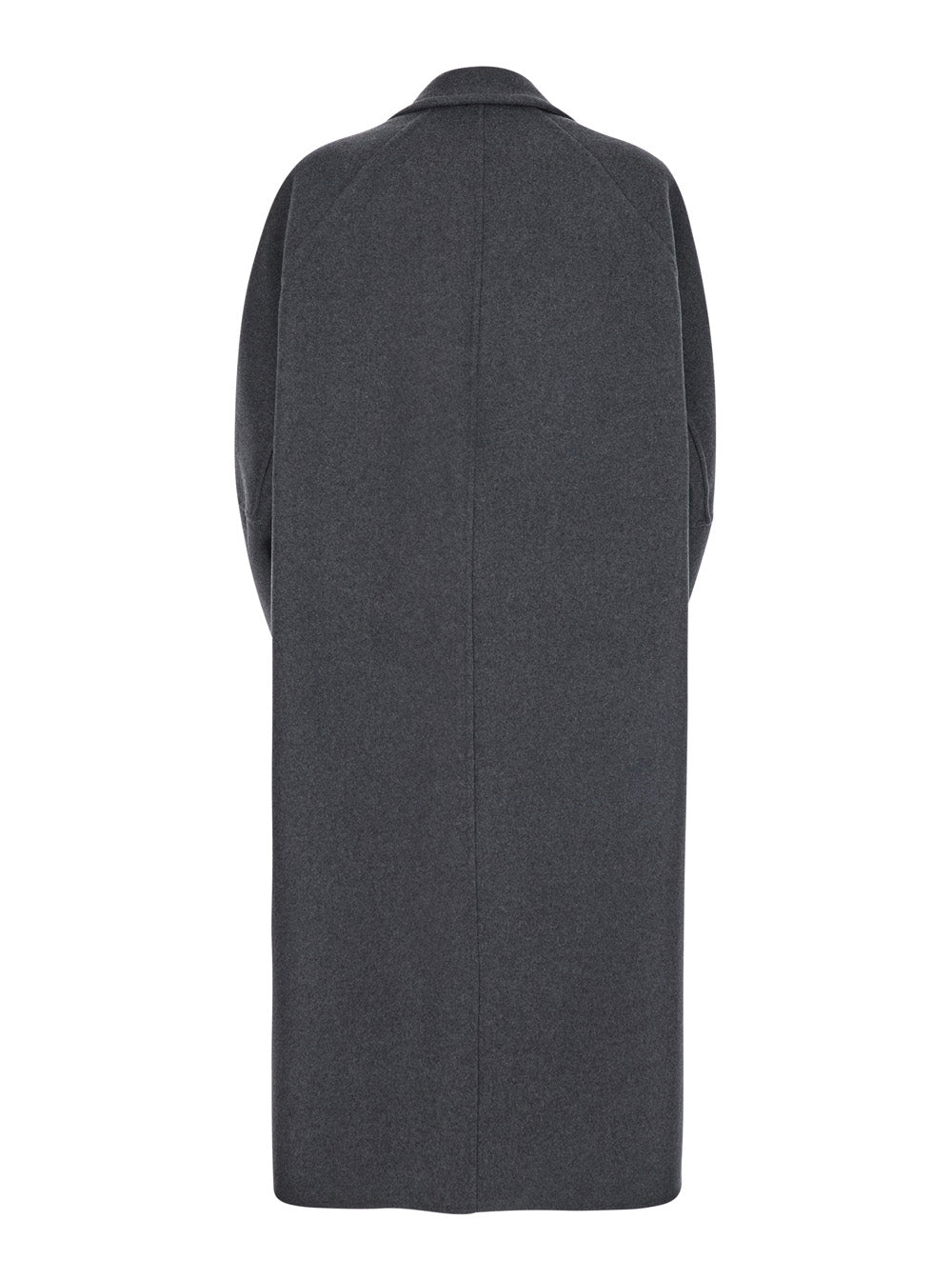 MAX MARA Max Mara Women 'Asburgo' Grey  Coat With Notched Revers In Virgin Wool Blend Woman