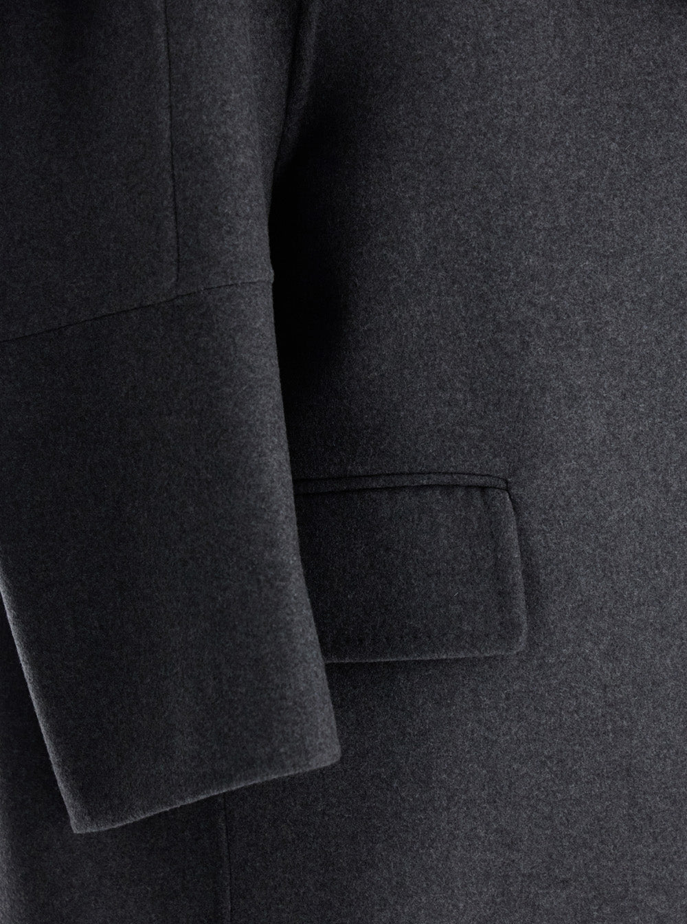 MAX MARA Max Mara Women 'Asburgo' Grey  Coat With Notched Revers In Virgin Wool Blend Woman
