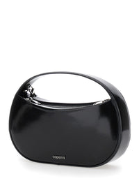 COPERNI Coperni Women 'Sound Swipe Small' Black Handbag With Logo Detail In Leather Woman