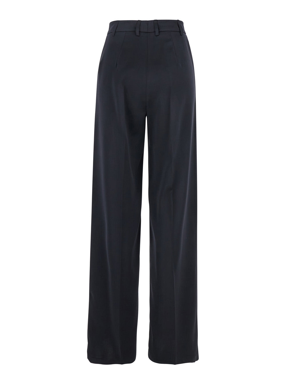 Leplain Women Blue Tailored Pants In Satin Woman