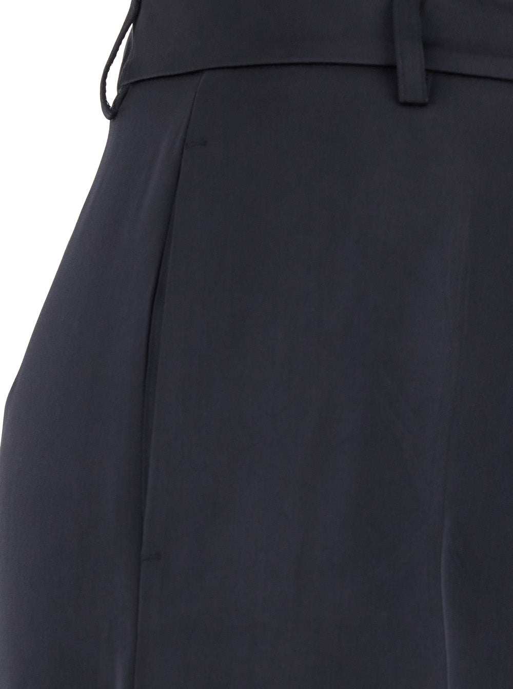 Leplain Women Blue Tailored Pants In Satin Woman
