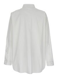 Balenciaga Men White Shirt With Pointed Collar In Cotton Man