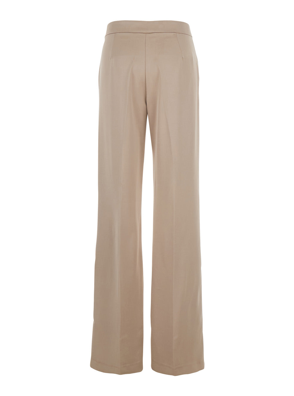 The Andamane Women Beige Pants With Pences On The Front In Tech Fabric Woman