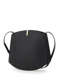 SAVETTE Savette Women 'Florence' Black Crossbody Bag With Magnetic Strap Closure In Leather Woman