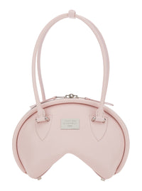 ACNE STUDIOS Acne Studios Women Pink Handbag With Two Top Handles And Logo Plaque On The Front In Leather Woman