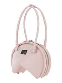 ACNE STUDIOS Acne Studios Women Pink Handbag With Two Top Handles And Logo Plaque On The Front In Leather Woman