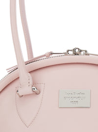 ACNE STUDIOS Acne Studios Women Pink Handbag With Two Top Handles And Logo Plaque On The Front In Leather Woman