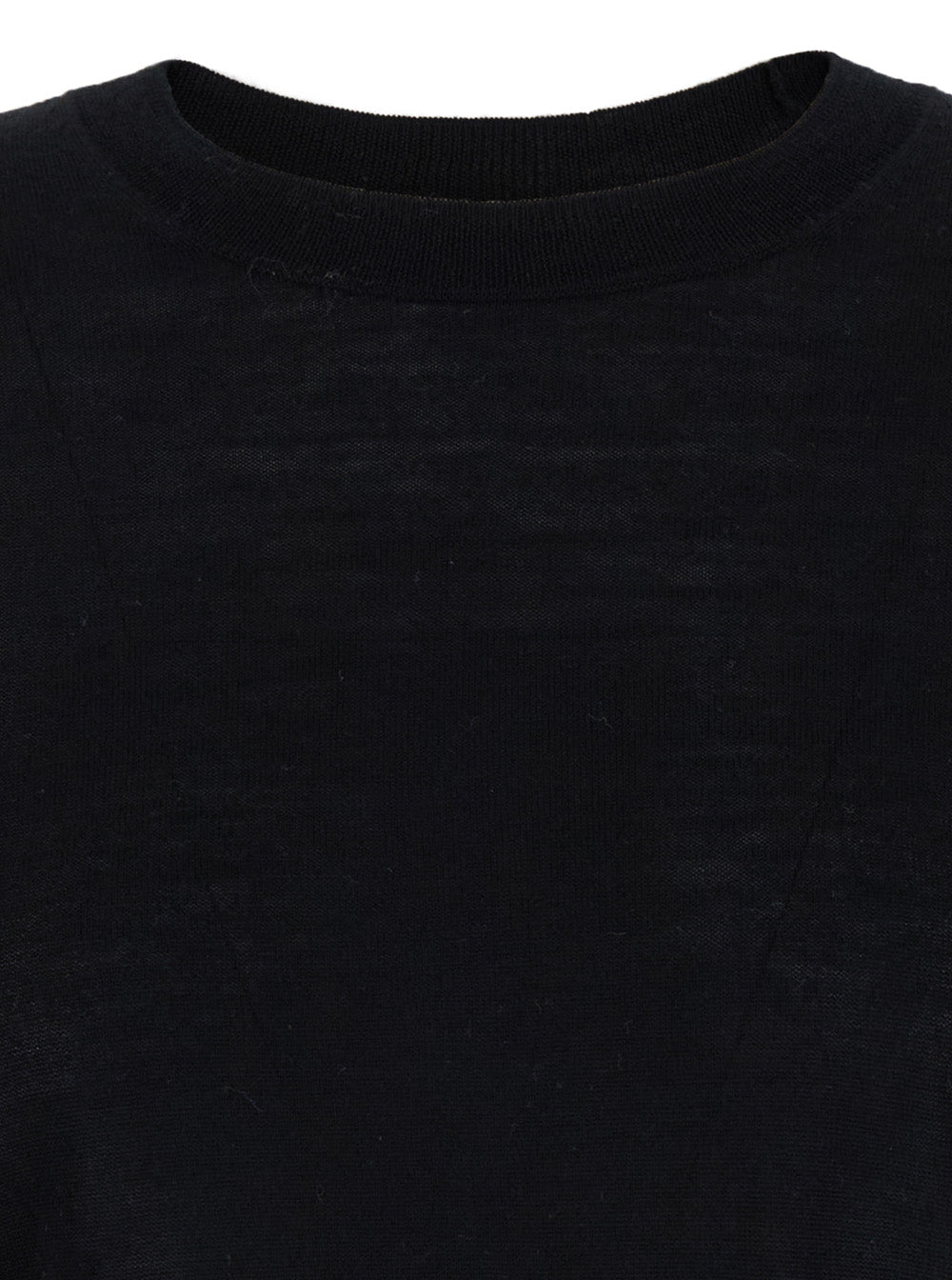 P.A.R.O.S.H. Women Black Crewneck Long Sleeve Sweater In Fabric Woman