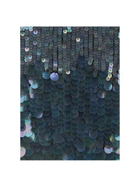 P.A.R.O.S.H. Women Midi Grey Skirt With All-Over Sequins In Stretch Polyamide Woman