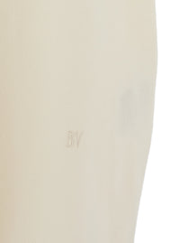 Bottega Veneta Men White Polo Shirt With Classic Collar And Logo Embroidery Detail On The Front In Cotton Man