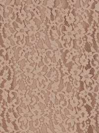 Fendi Women Beige Tube Skirt With All-Over Floral Embroidery In Lace Woman