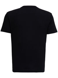 Tom Ford Men Black Crewneck T-Shirt In Cotton Man