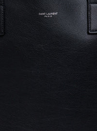 Saint Laurent Men Shopping Bold Handbag In Black Leather
