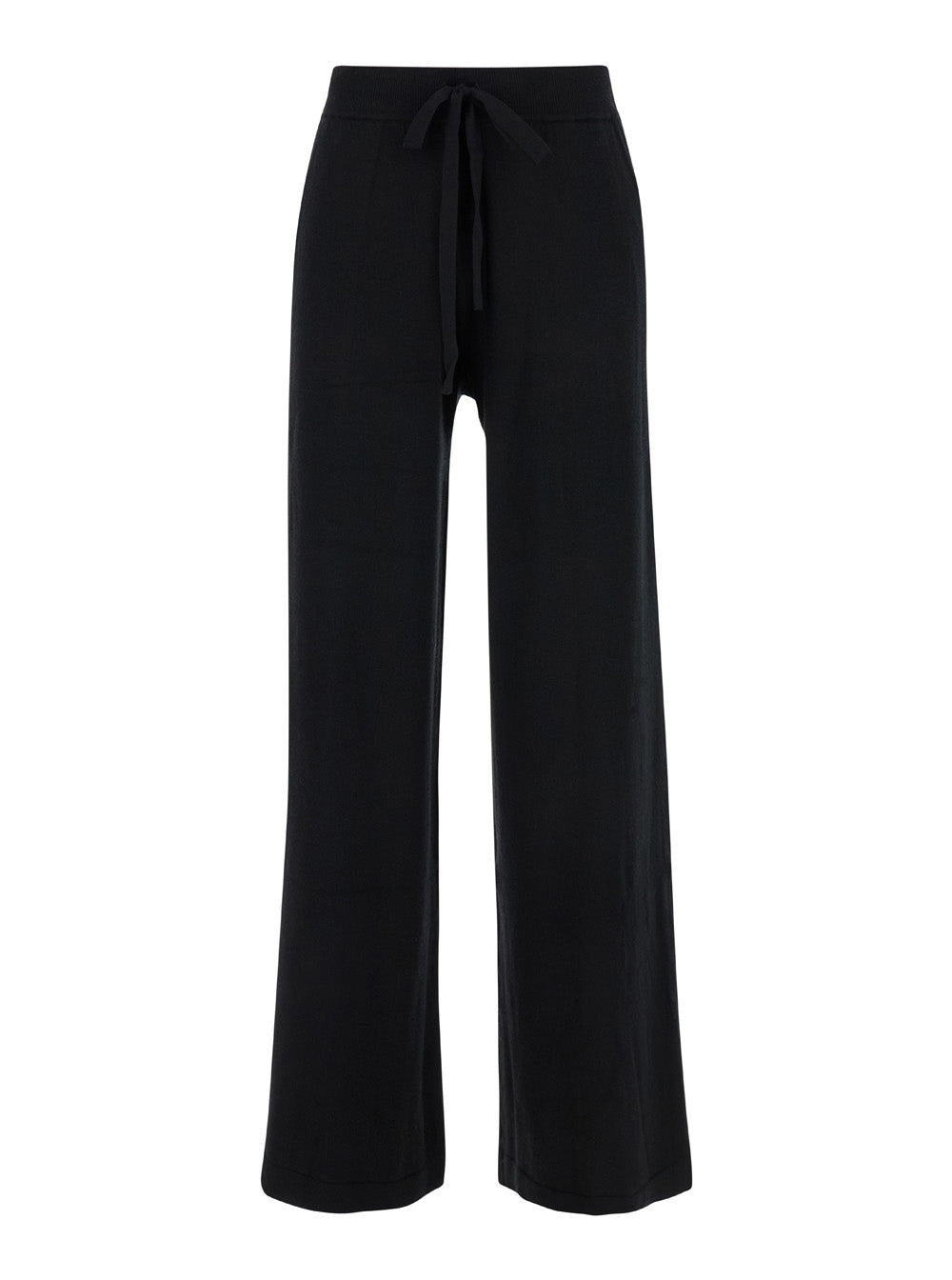 P.A.R.O.S.H. Women Black Relaxed Pants With Drawstring In Fabric Woman