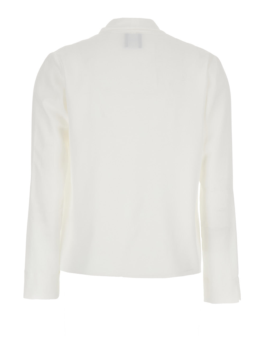 Leplain Women White Blouse With Front Neckline And Ruffles In Fabric Woman