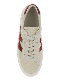 MONCLER Moncler Women White Low Top Sneakers With Logo Detail On The Side And Logo Patch On The Tongue In Leather Woman