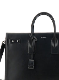 SAINT LAURENT Saint Laurent Men Black Handbag With Adjustable And Removable Shoulder Strap In Leather Man