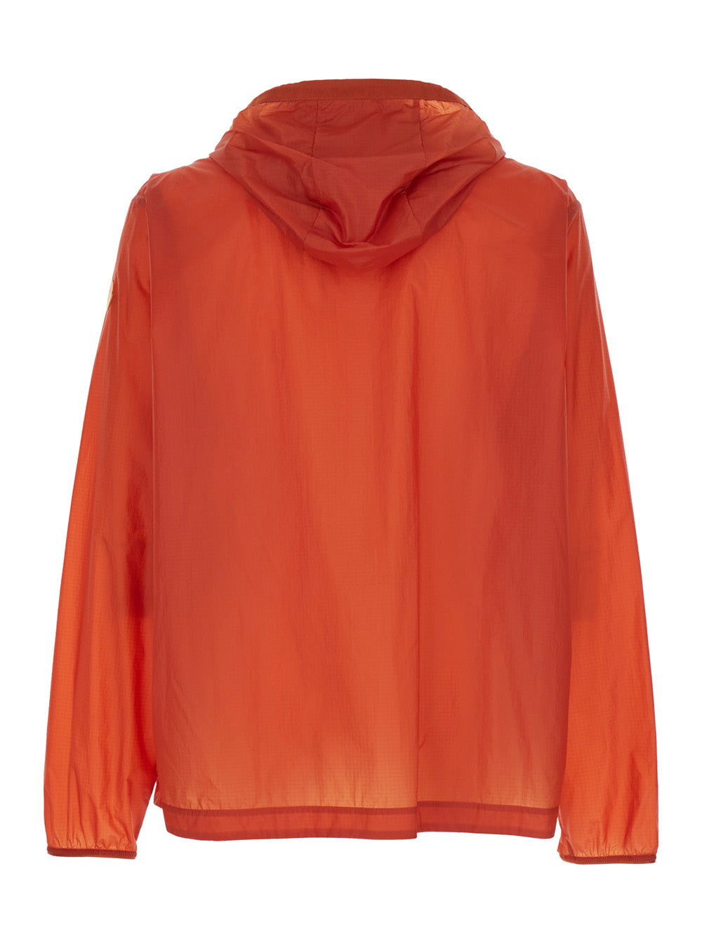 Moncler Genius Men 'Hamlin' Red Jacket With Logo Plaque On The Zip Puller And Logo Patch On The Sleeve In Tech Fabric Man