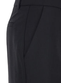 P.A.R.O.S.H. Women Black Pants With Belt Loops In Wool Blend Woman