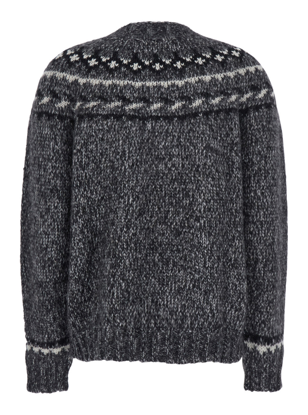 P.A.R.O.S.H. P.A.R.O.S.H. Women Grey Crewneck Sweater In Wool Blend Woman
