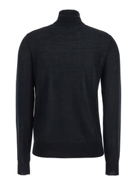 P.A.R.O.S.H. Women Black Turtleneck Sweater In Wool Blend Woman