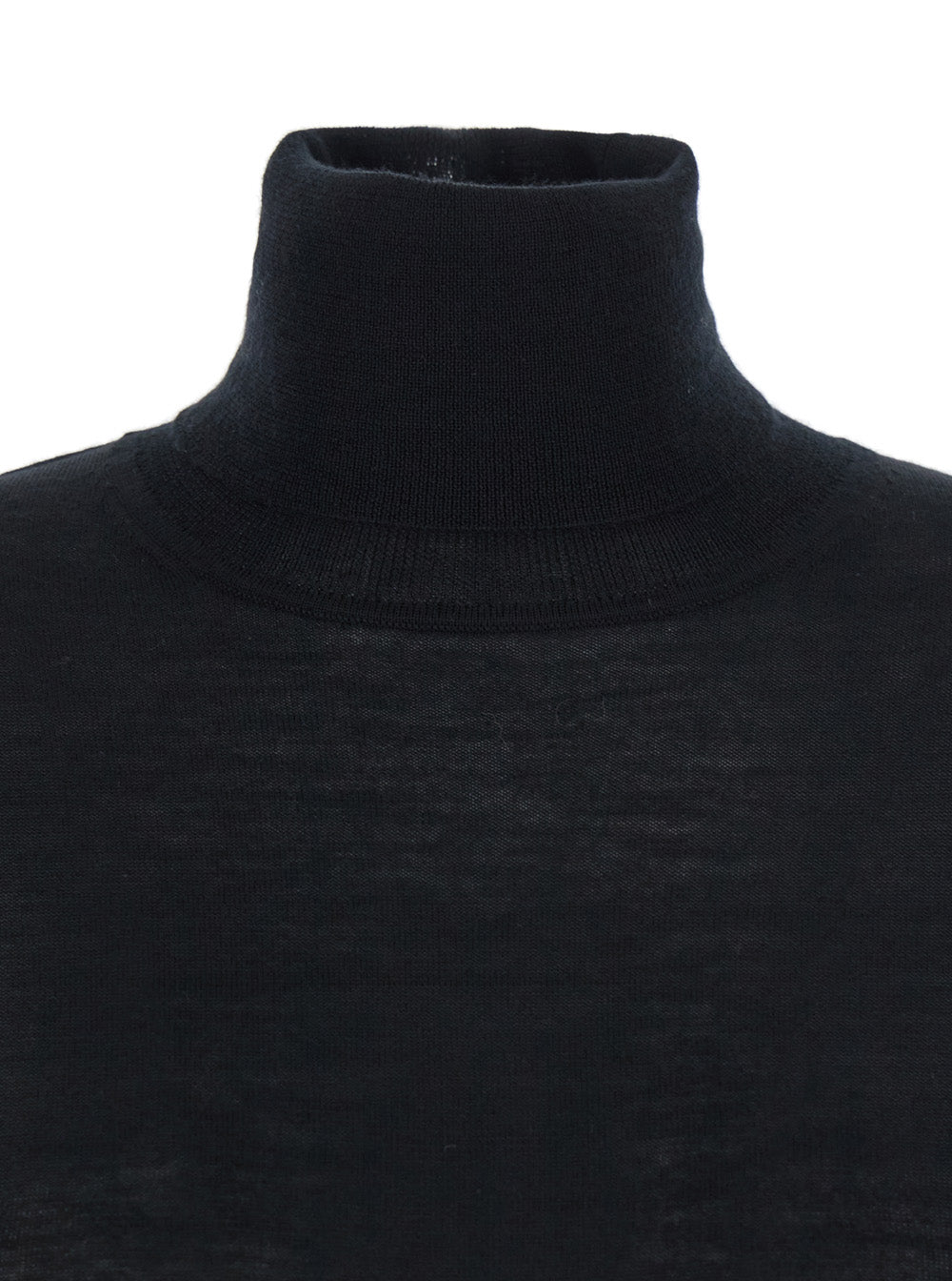 P.A.R.O.S.H. Women Black Turtleneck Sweater In Wool Blend Woman