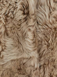 Yves Salomon Women Beige Fur Coat With Fixed Hood And Hidden Fastening In Fur Woman