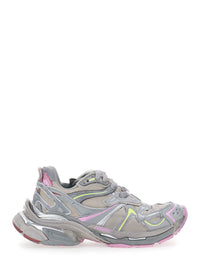 BALENCIAGA Balenciaga Women 'Runner 2' Beige Sneaker With Embossed Logo In Mesh And Nylon Woman