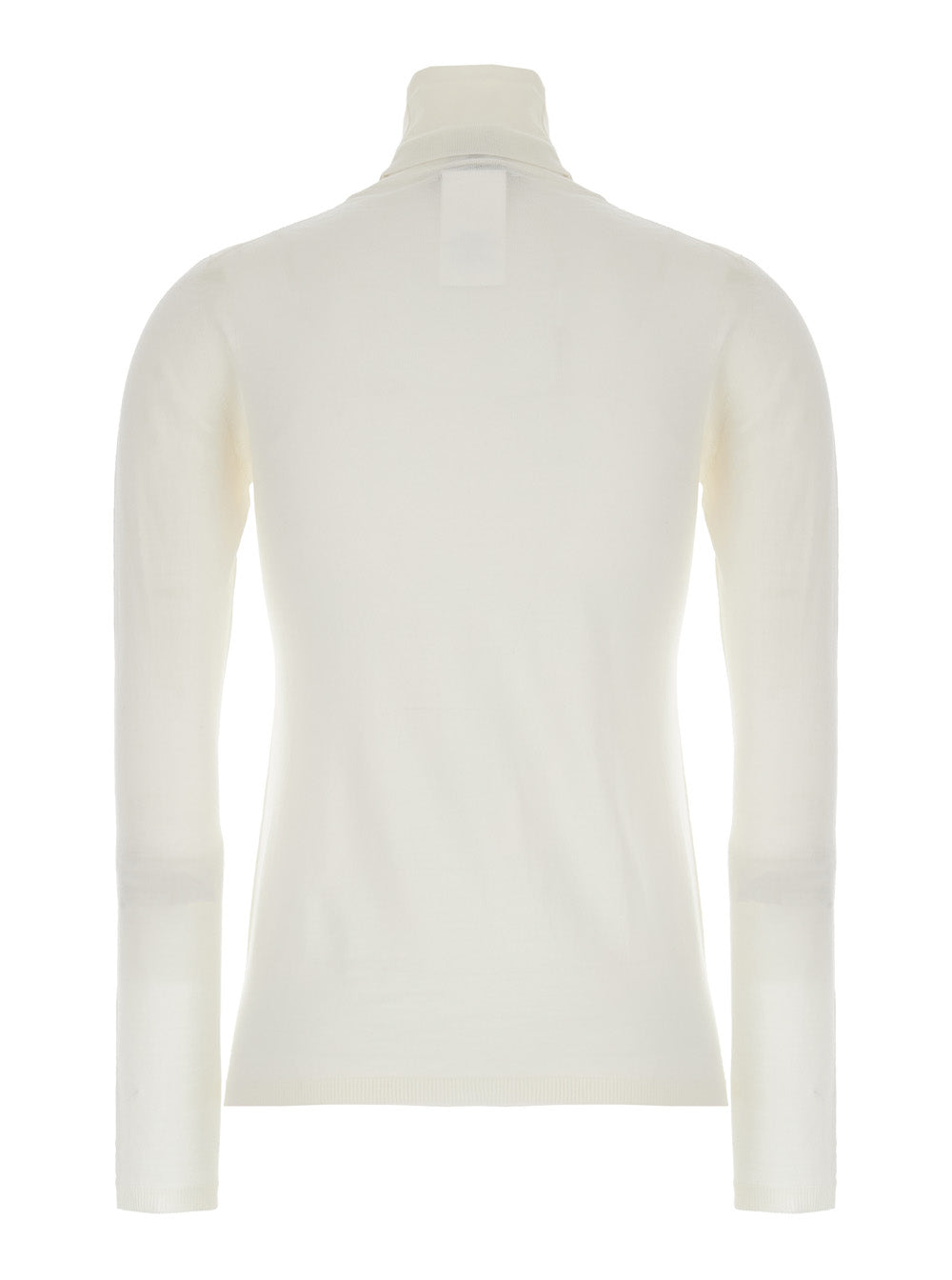 MAX MARA Max Mara Women White High Neck Sweater In Wool Woman