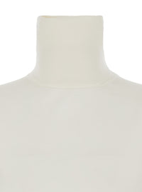 MAX MARA Max Mara Women White High Neck Sweater In Wool Woman