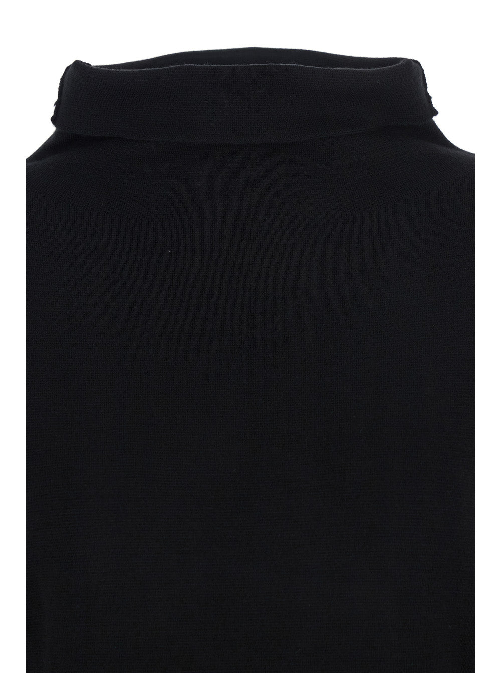 P.A.R.O.S.H. Women Black Turtleneck Midi Dress In Wool And Cashmere Woman