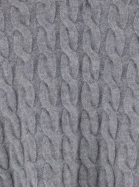 Ami Paris Men Grey Polo Shirt With Woven Design In Wool Man