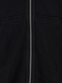 Drkshdw Men Black Hoodie With Kangaroo Pocket On The Front In Cotton Man